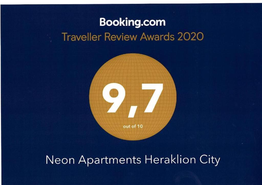 Neon Apartment, Modern, High Quality, Central Apt, Heraklion City Exterior foto